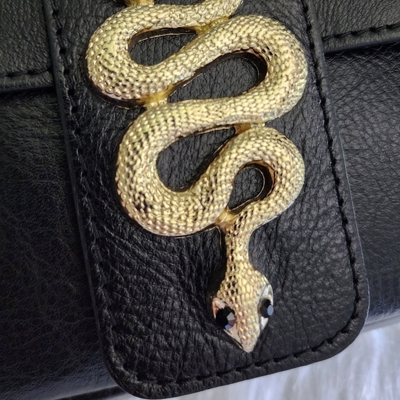 *NWT* House of Harlow 1960 Leather Gold Snake Purse - Picture 4 of 8